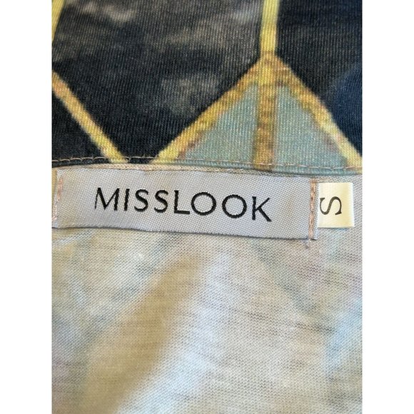 MissLook Stained Glass Design Womens Shirt Size Small - Picture 4 of 5
